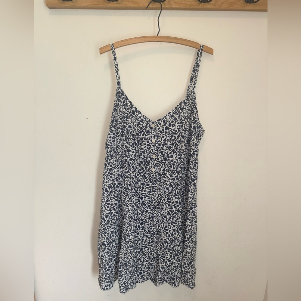 GAP Blue and White Floral Dress